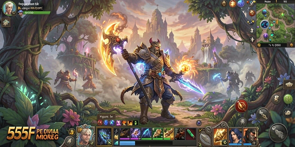 Gameplay seru dan menakjubkan dari 555F dalam dunia MMORPG.