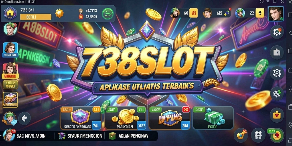 Tampilan antarmuka intuitif 738SLOT yang memudahkan pengguna.