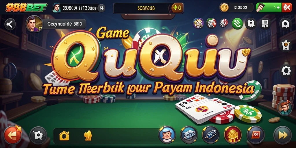 Gameplay seru QiuQiu di 988BET dengan antarmuka menarik.