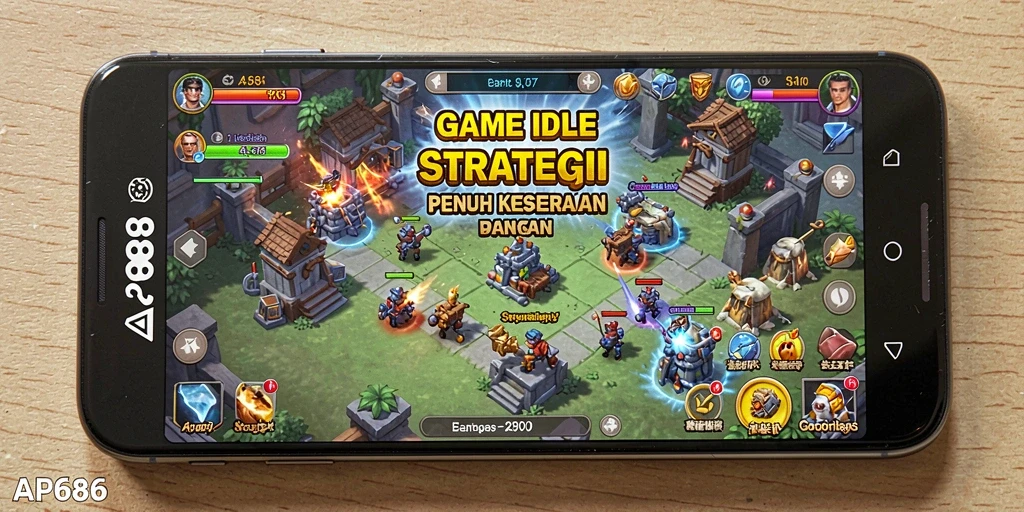 Tampilan gameplay AP686 dengan elemen strategis yang menarik.