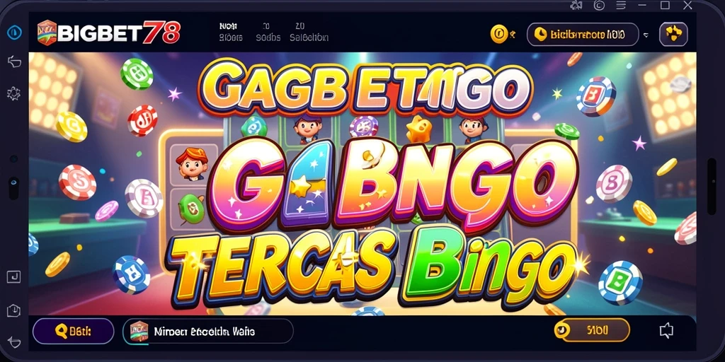 Tampilan gameplay Bingo yang penuh warna dan seru.