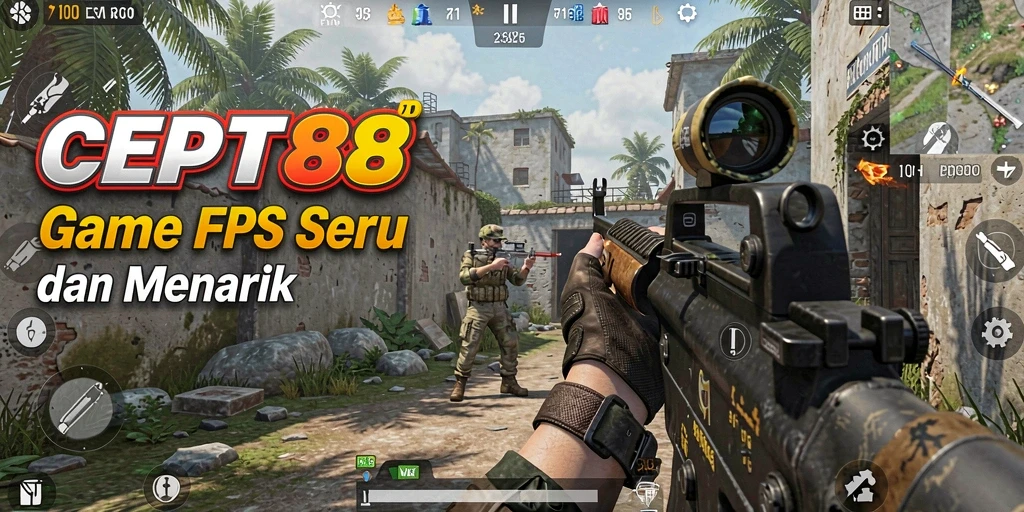 Tampilan gameplay menegangkan dalam <strong>CEPAT88</strong> saat beraksi di peta.