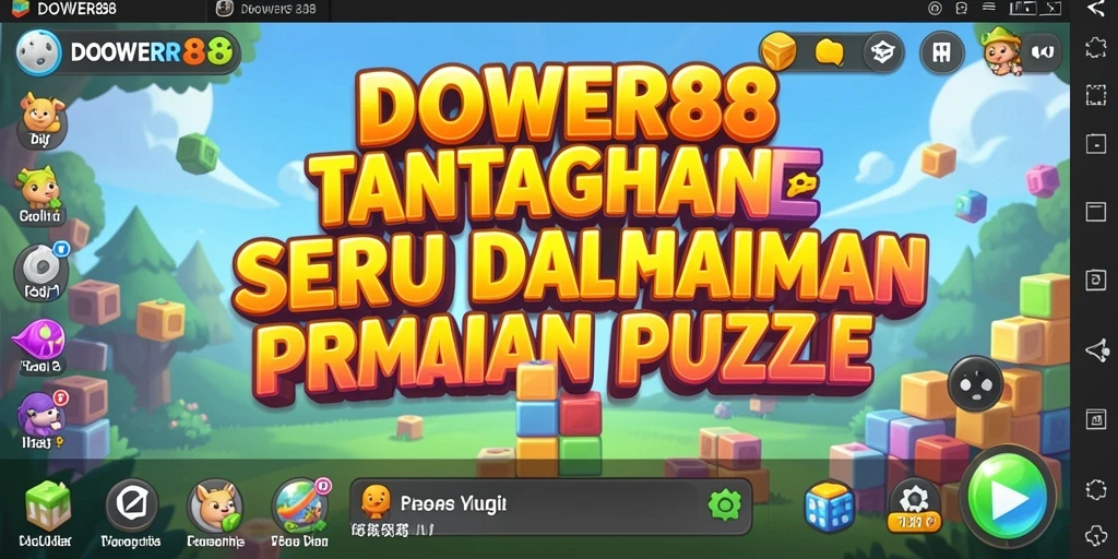 Tampilan gameplay DOWER88 dengan teka-teki yang menantang.