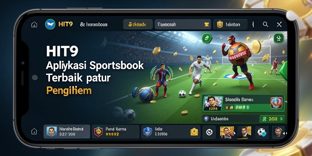 Tampilan utama HIT9 dengan fitur taruhan olahraga yang menarik.