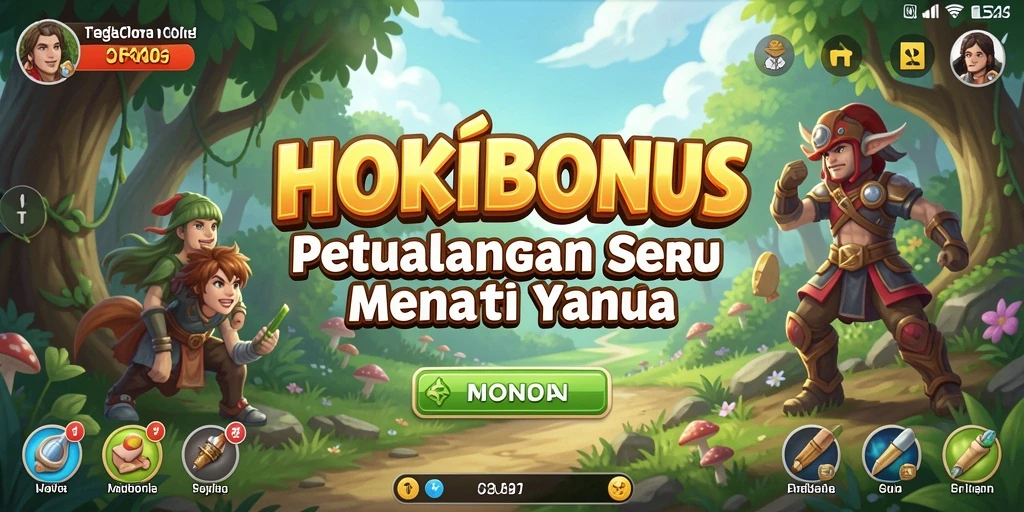 Screenshot HOKIBONUS menampilkan gameplay petualangan yang seru dan menarik.