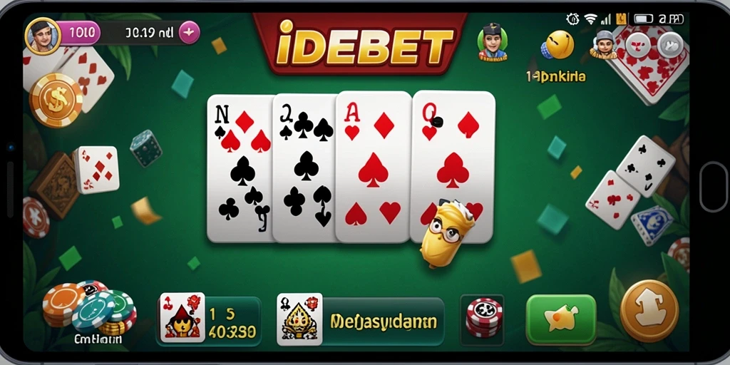 Gameplay menarik dalam permainan Domino IDEBET yang seru.