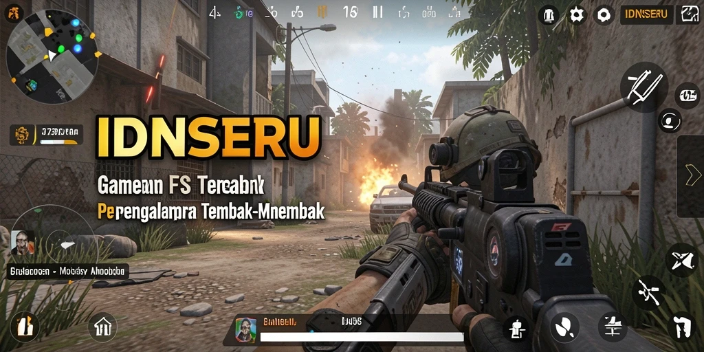 Gameplay mendebarkan dari IDNSERU yang penuh aksi.