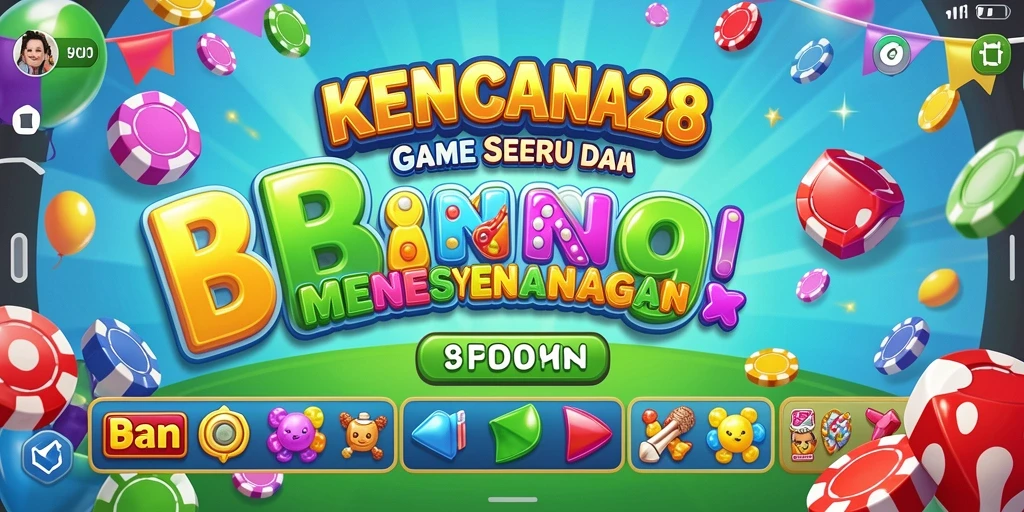 Gameplay seru KENCANA28 dalam permainan Bingo.