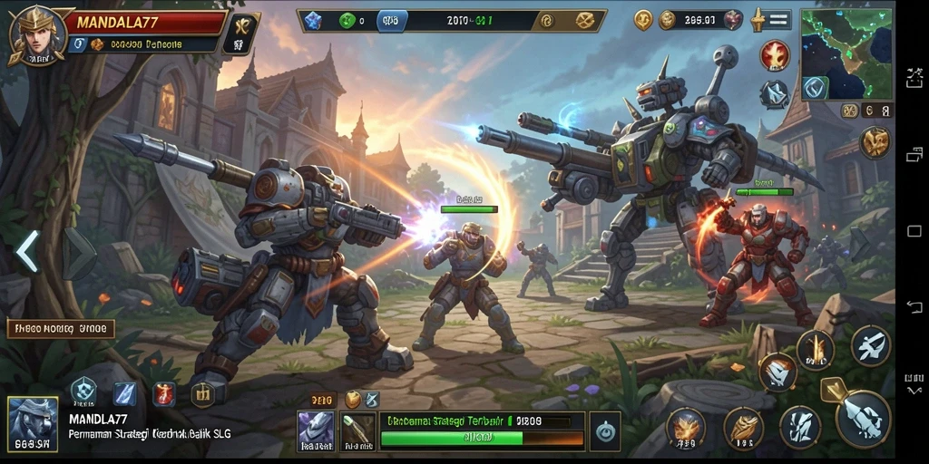 Tampilan gameplay MANDALA77 yang mendebarkan dan strategis.