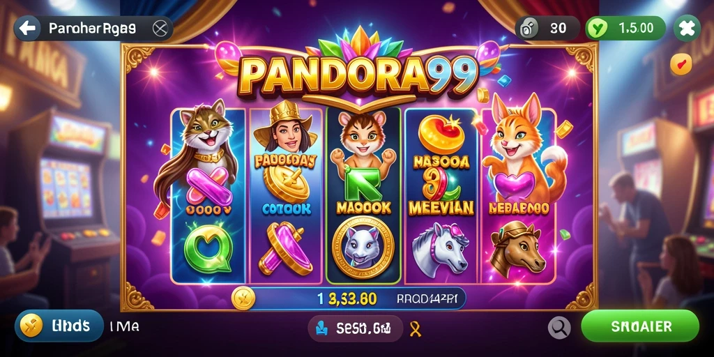 Tangkapan layar permainan slot PANDORA99 yang menarik dan penuh aksi.