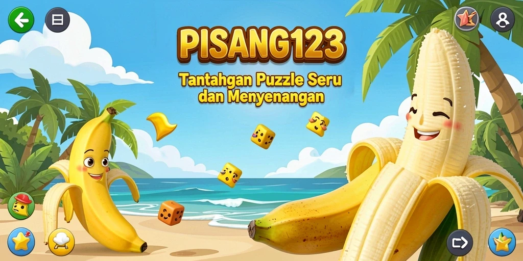Gameplay seru PISANG123 dengan tantangan Puzzle menarik.