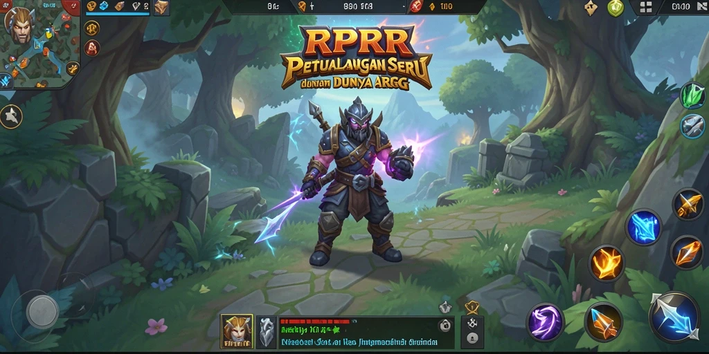 Gameplay seru di dunia RPRR yang penuh petualangan.