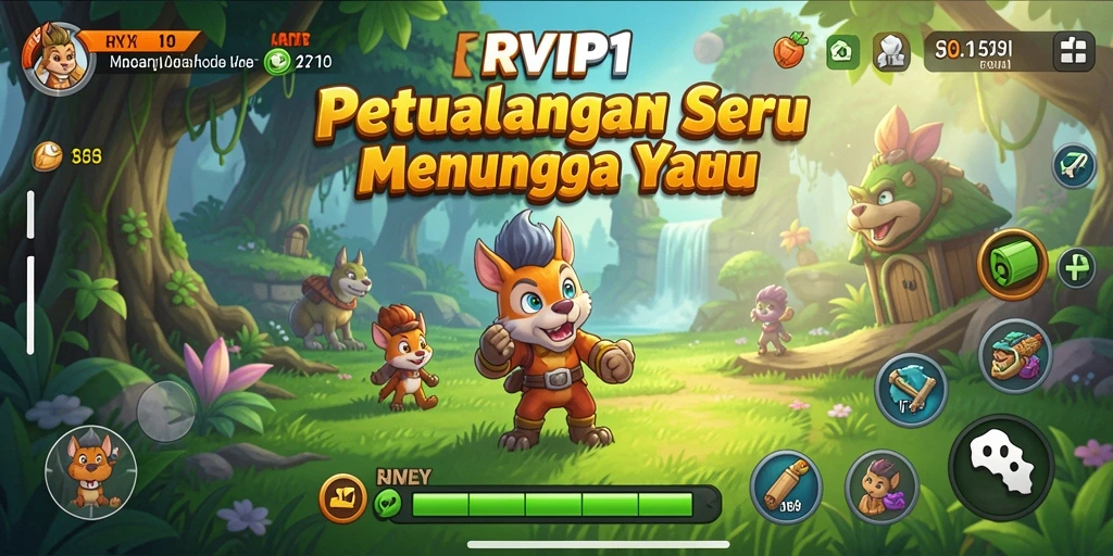 Tangkapan layar dari gameplay RVIP1 yang menunjukkan aksi petualangan yang mendebarkan.