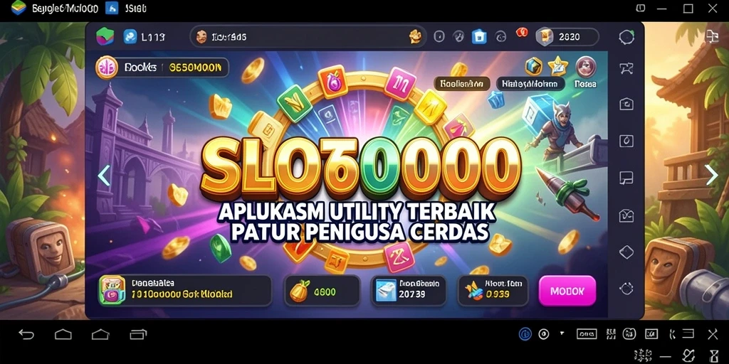 Tampilan antarmuka SLOT6000 yang modern dan interaktif.