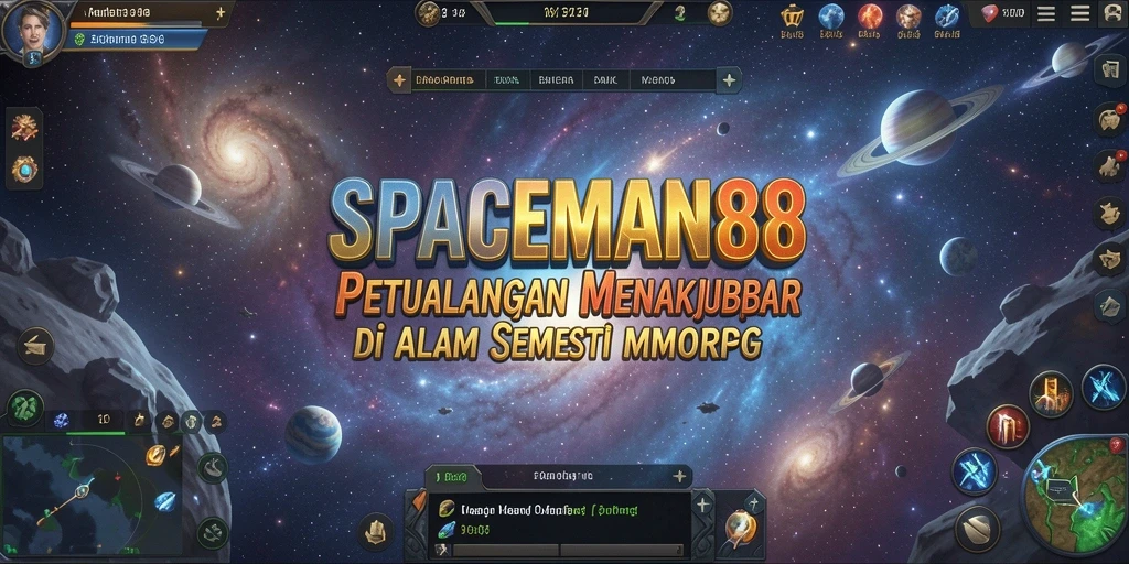 Tangkapan layar <strong>SPACEMAN88</strong> memperlihatkan aksi seru dalam pertarungan luar angkasa.