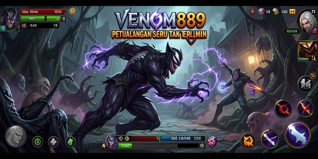 Tampilan gameplay seru VENOM889 yang penuh aksi dan petualangan.
